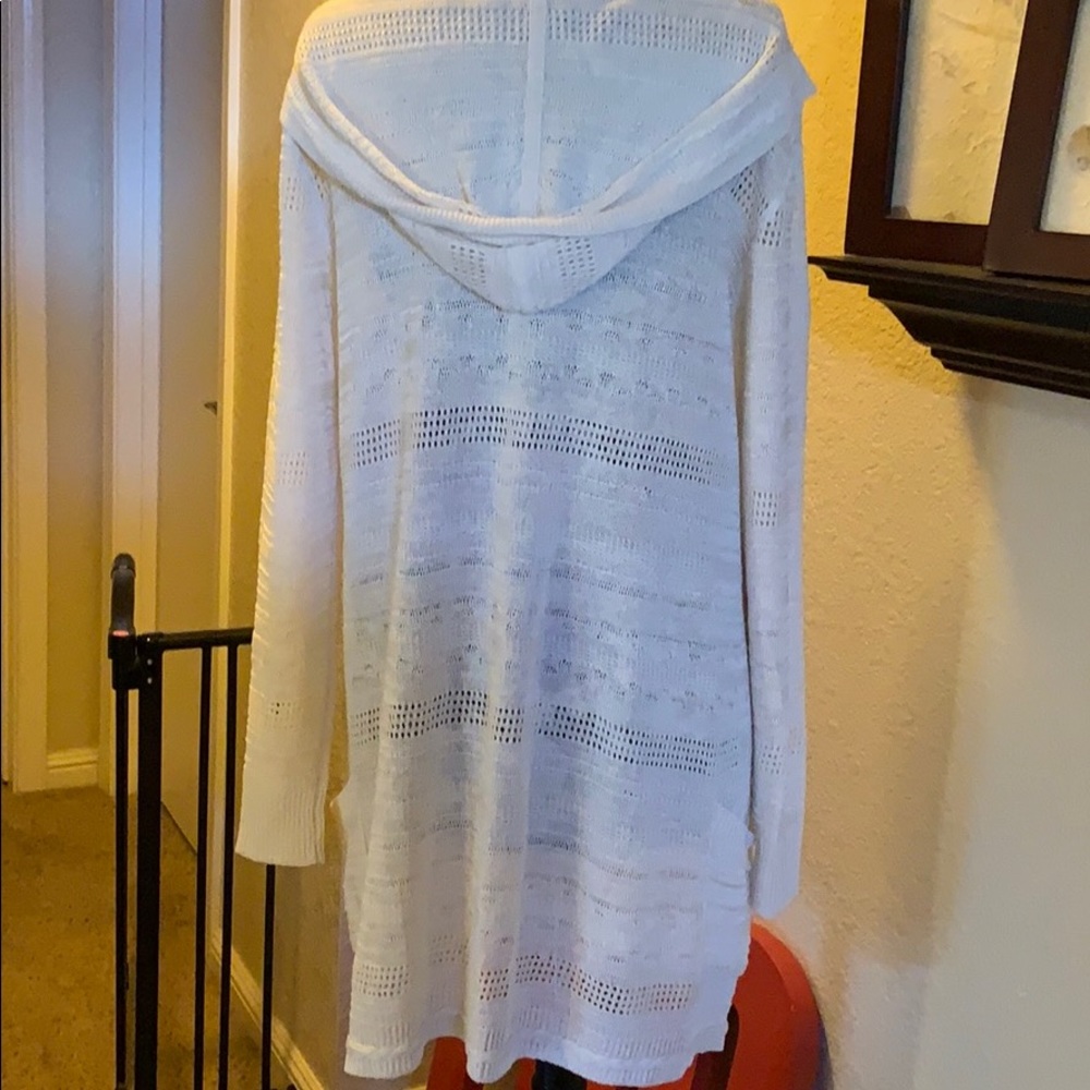 Rachel Rachel Roy zipper cardigan sweater Lg - Picture 5 of 7